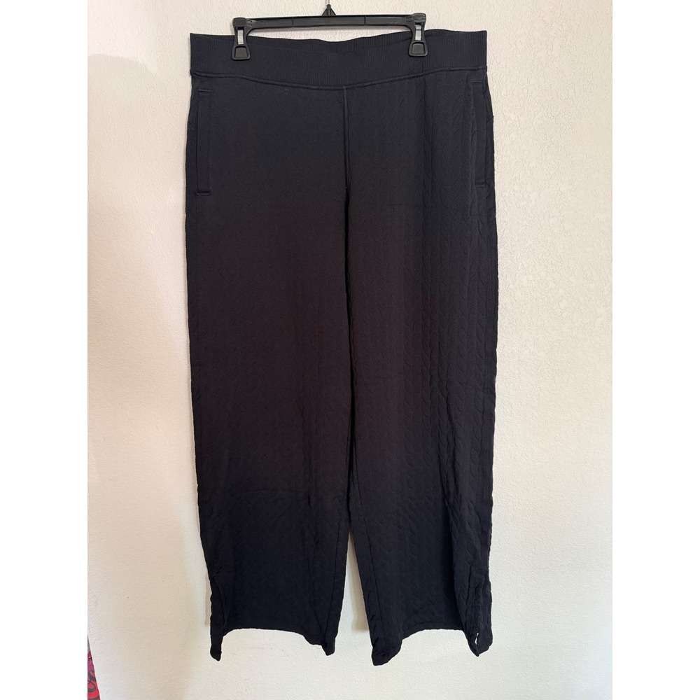 Lululemon Engineered Warmth Cable-Knit Pant Black LW5GJRS Size 14